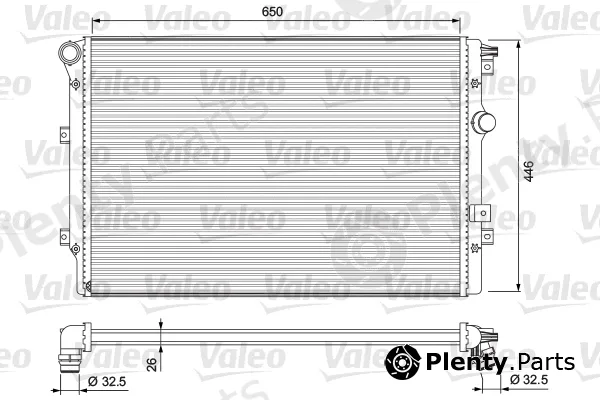 Valeo 701728 — Radiator, engine cooling