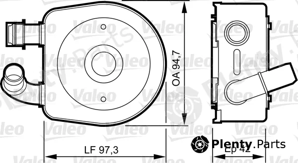 Valeo 818888 — Oil Cooler, engine oil