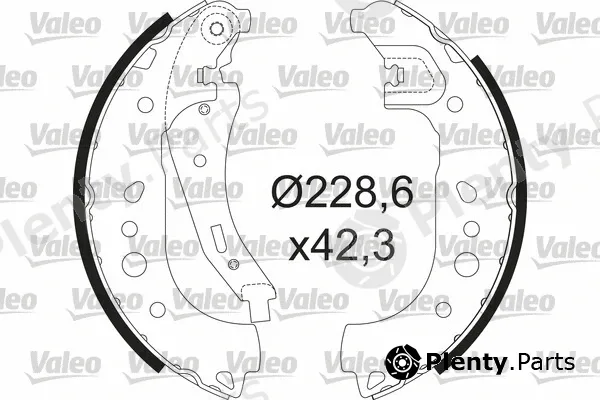 Valeo 564208 — Brake Shoe Set