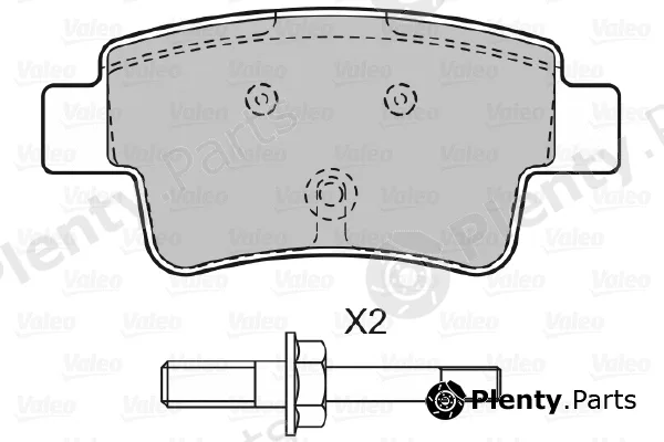 Valeo 598722 — Brake Pad Set, disc brake