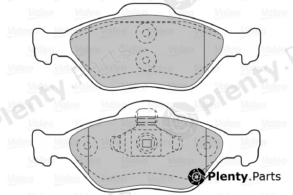 Valeo 598564 — Brake Pad Set, disc brake