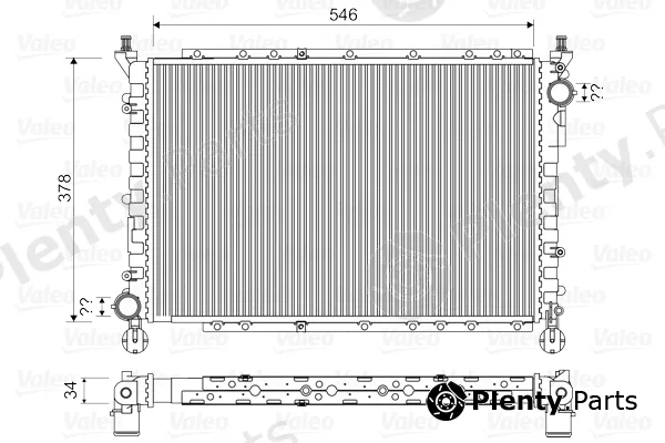 Valeo 731559 — Radiator, engine cooling