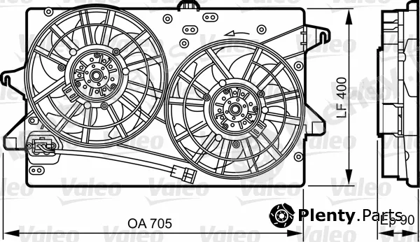 Valeo 696362 — Fan, engine cooling