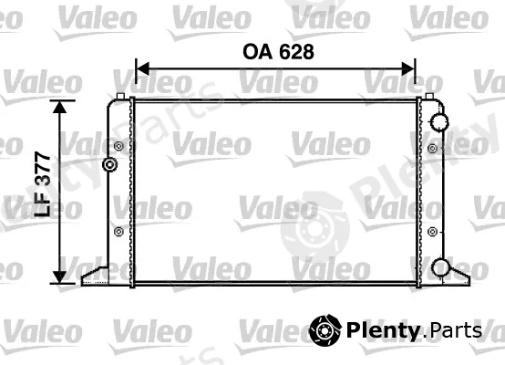 Valeo 732949 — Radiator, engine cooling