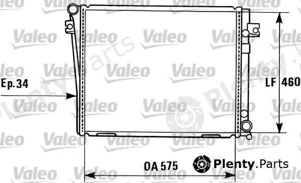 Valeo 819405 — Radiator, engine cooling