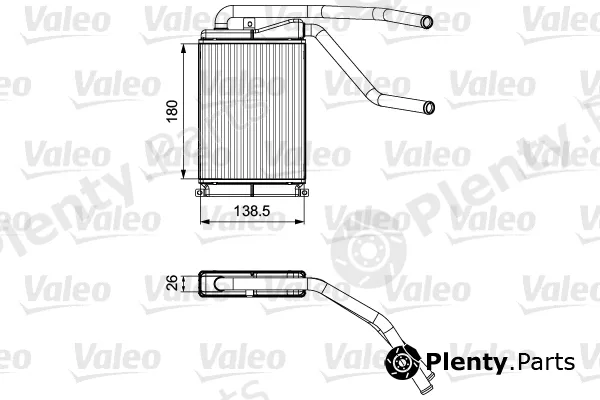 Valeo 811546 — Heat Exchanger, interior heating