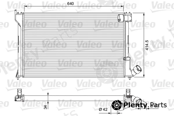 Valeo 231289 — Radiator, engine cooling VALEO CLASSIC