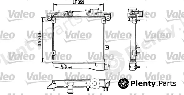 Valeo 883799 — Radiator, engine cooling