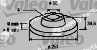 Valeo 186452 — Brake Disc