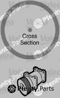 Valeo 509167 — Gasket, coolant pipe