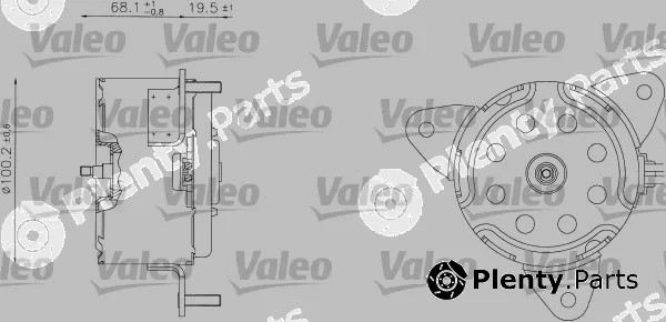 Valeo 698337 — Electric Motor, radiator fan