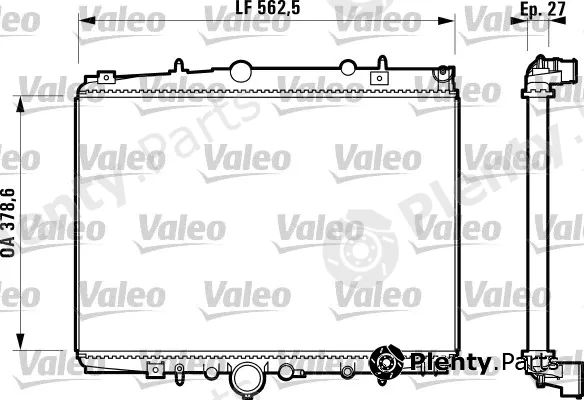 Valeo 732598 — Radiator, engine cooling