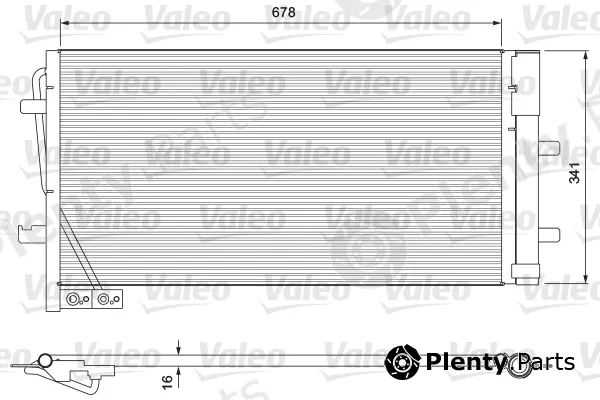 Valeo 814169 — Condenser, air conditioning