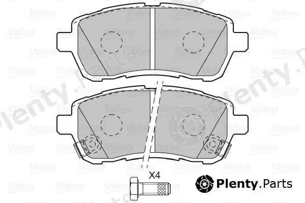 Valeo 598999 — Brake Pad Set, disc brake