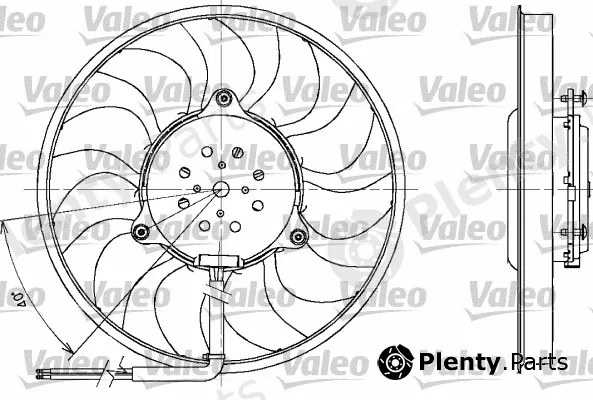 Valeo 698611 — Fan, engine cooling