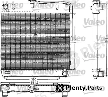 Valeo 883777 — Radiator, engine cooling