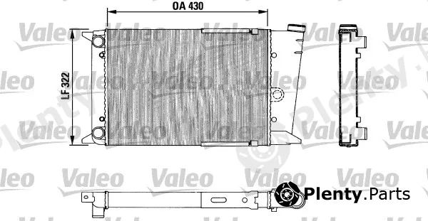 Valeo 883678 — Radiator, engine cooling