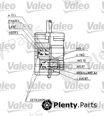 Valeo 251104 — Steering Column Switch