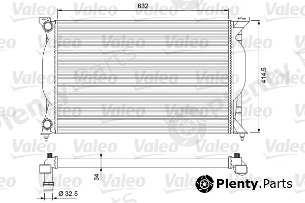 Valeo 232963 — Radiator, engine cooling VALEO CLASSIC