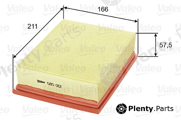 Valeo 585012 — Air Filter