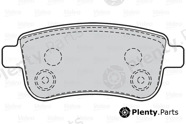 Valeo 670000 — Brake Pad Set, disc brake