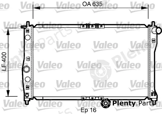 Valeo 734248 — Radiator, engine cooling