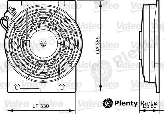 Valeo 696355 — Fan, engine cooling