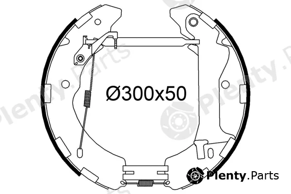 Valeo 554964 — Brake Shoe Set