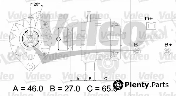 Valeo 436308 — Alternator VALEO RE-GEN REMANUFACTURED