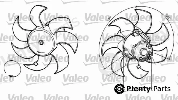 Valeo 696049 — Fan, engine cooling