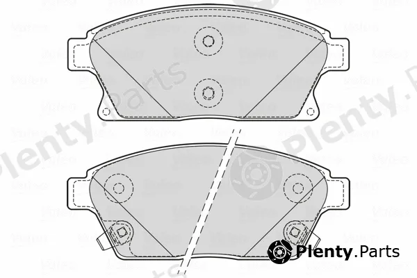 Valeo 601705 — Brake Pad Set, disc brake