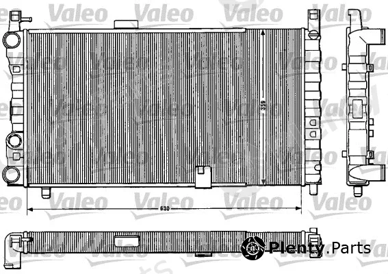 Valeo 883822 — Radiator, engine cooling