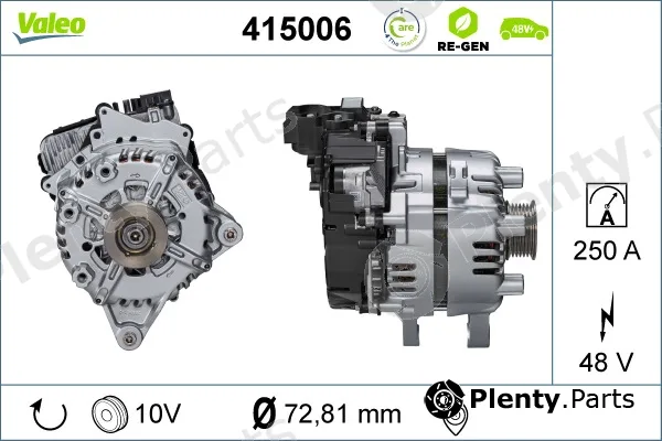 Valeo 415006 — Alternator, starter VALEO RE-GEN REMANUFACTURED