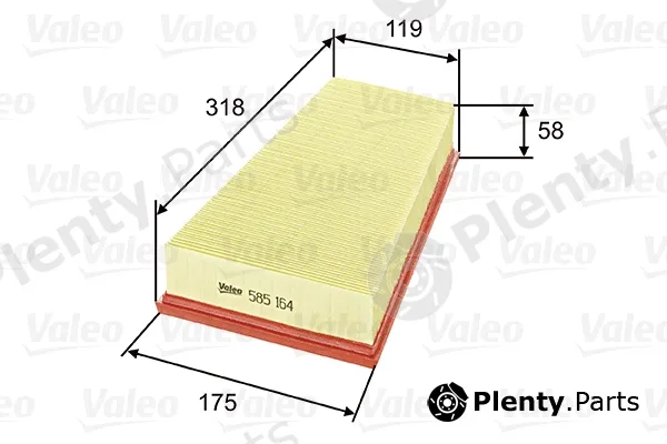 Valeo 585164 — Air Filter