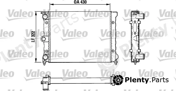Valeo 883819 — Radiator, engine cooling