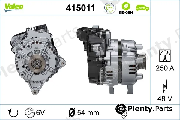 Valeo 415011 — Alternator, starter VALEO RE-GEN REMANUFACTURED