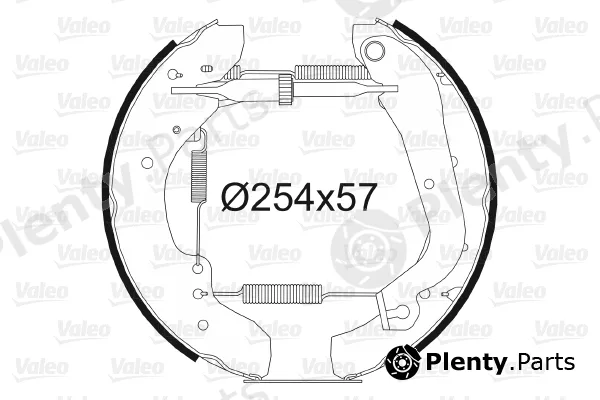 Valeo 554565 — Brake Shoe Set
