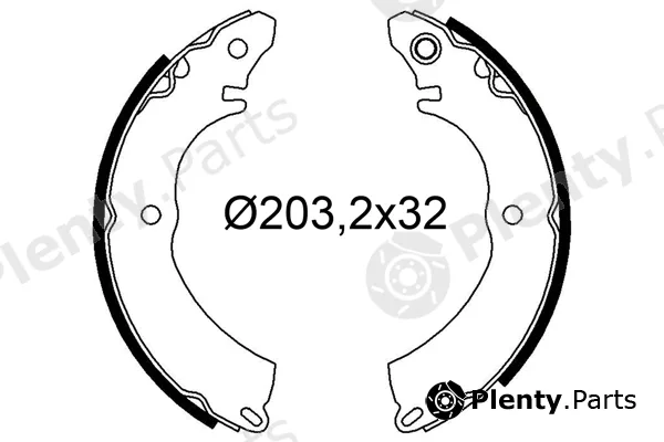 Valeo 564331 — Brake Shoe Set