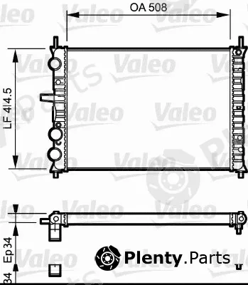 Valeo 731306 — Radiator, engine cooling
