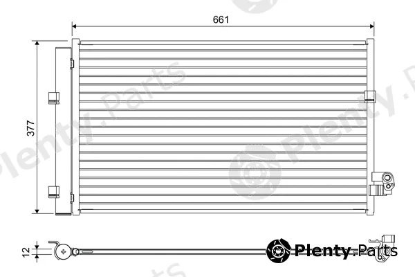 Valeo 822647 — Condenser, air conditioning