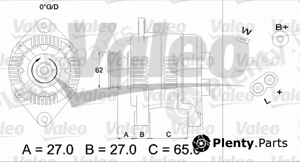 Valeo 436279 — Alternator VALEO RE-GEN REMANUFACTURED