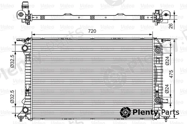 Valeo 735472 — Radiator, engine cooling