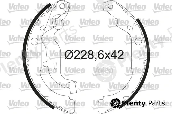 Valeo 564210 — Brake Shoe Set