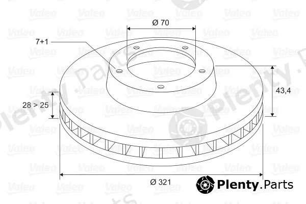Valeo 197150 — Brake Disc
