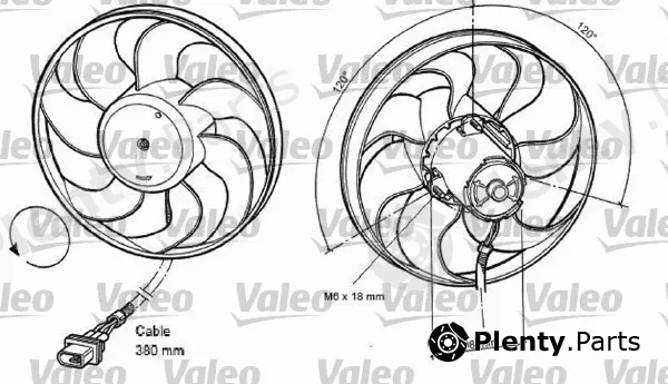Valeo 698372 — Fan, engine cooling