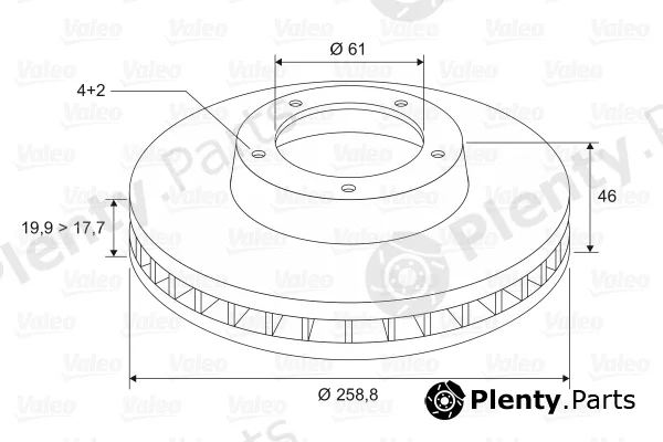 Valeo 186214 — Brake Disc
