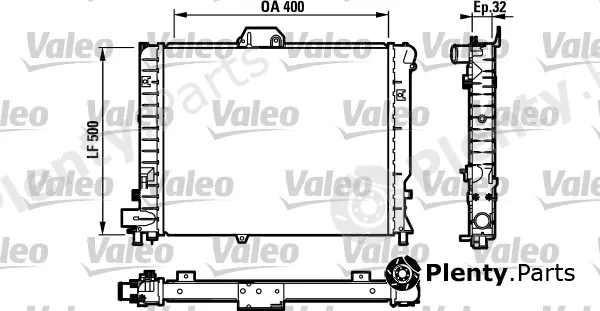 Valeo 732110 — Radiator, engine cooling