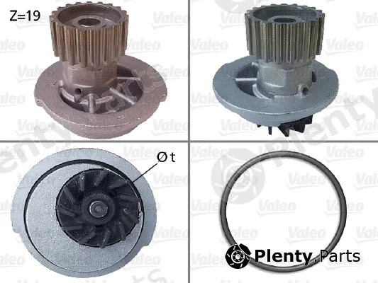 Valeo 506649 — Water Pump, engine cooling