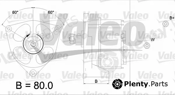 Valeo 436578 — Alternator VALEO RE-GEN REMANUFACTURED