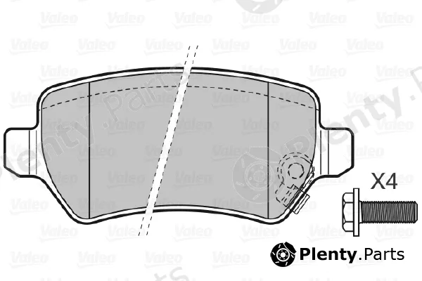 Valeo 598584 — Brake Pad Set, disc brake